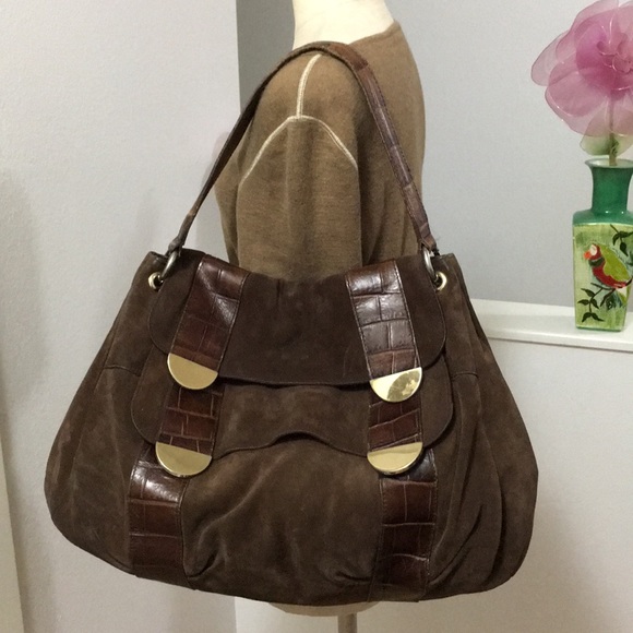 🖤FURLA 💕suede bag - Picture 1 of 16